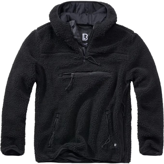 Brandit - Teddyfleece Worker Pullover Jas - 6XL - Zwart