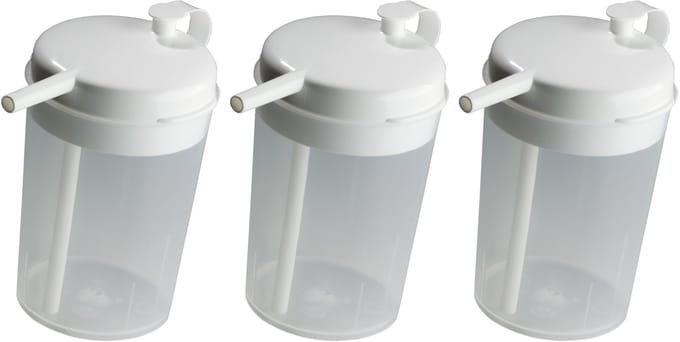 Novo Cup - Drinkbeker Liggend - Drinkhulpmiddel - Lekvrij - 250 ml - 3 Stuks