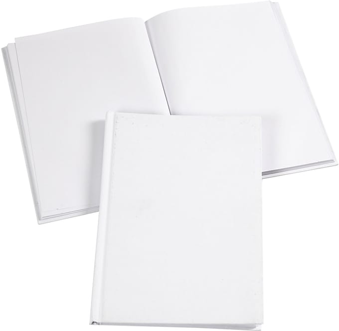 Notitieboek, A5, dikte 8 mm, 80 gr, wit, 1 stuk