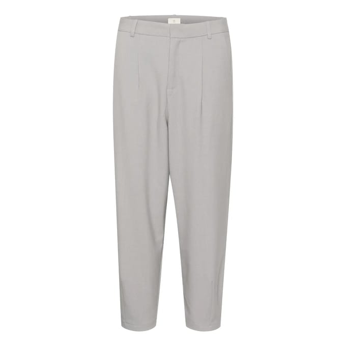 Kaffe Broek Kamerle 7 8 Pants Suiting 10504769 100123 Grey Melange Dames Maat - W38