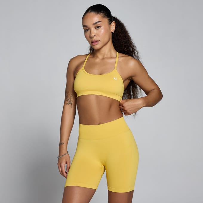 MP Women's Lift Seamless Strappy Bra - Amber Glow - L