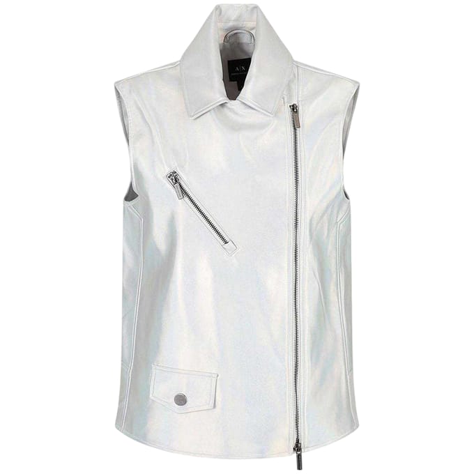 Armani Exchange Dames/Dames Iridescent Mouwloos Gilet (Veelkleurig gemêleerd)