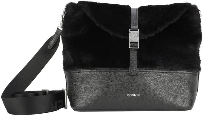 Bogner Schoudertas Mogno Neve Elise Hobo Bag Black Zwart