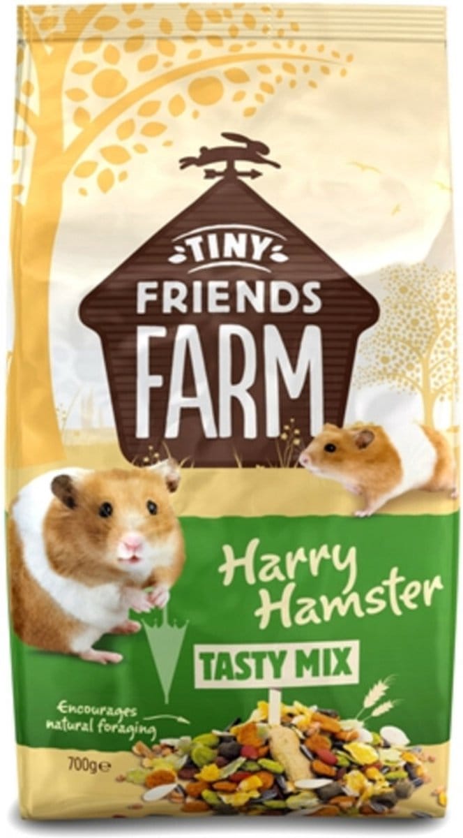 Tiny Friends Farm Harry Hamster - 6 x 700 gr - Voordeelverpakking