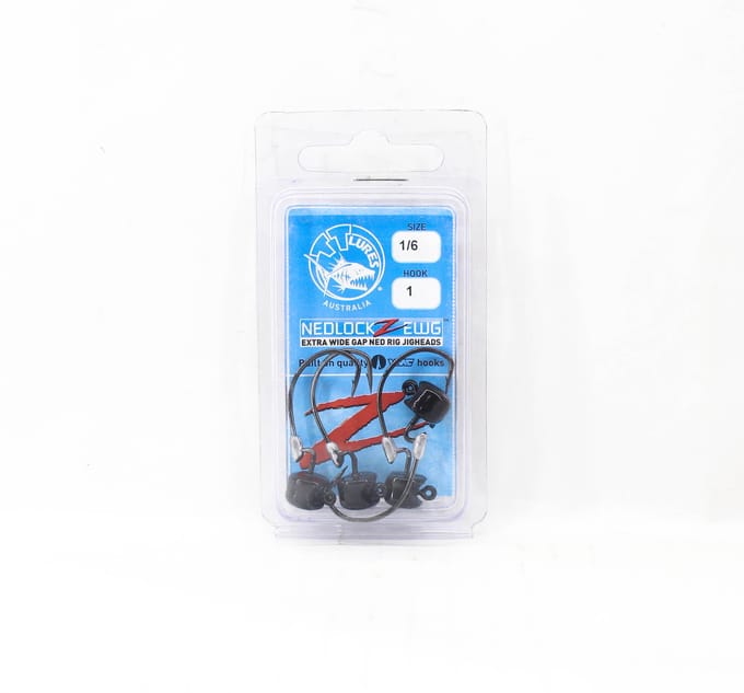 Tackle Tactics TT Nedlockz EWG Jig Head Zwart 1/6 oz 1 (6212)