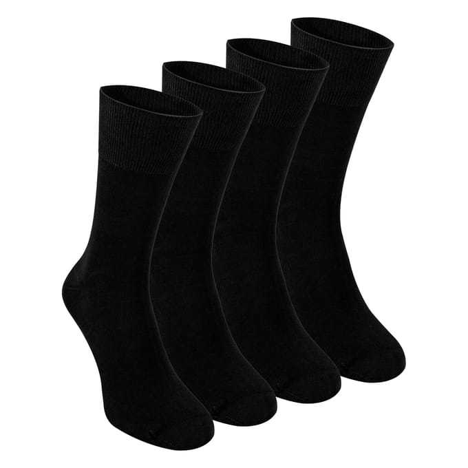 4 Paren Heren Bamboe Sensorische Sokken - Zachte Naadloze Comfort Sokken voor de Hele Dag