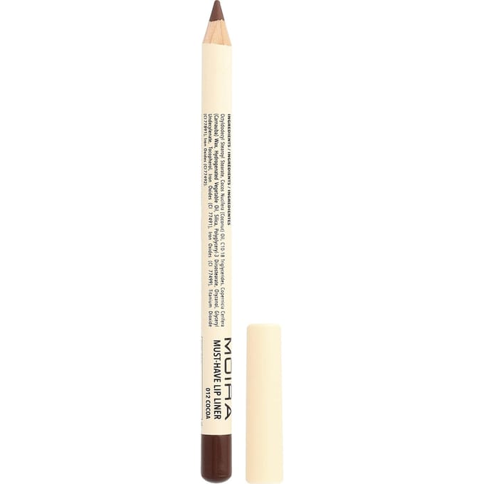 Moira Beauty, Crayon à lèvres indispensable, 012 Cacao, 1,1g (0,04 oz) white