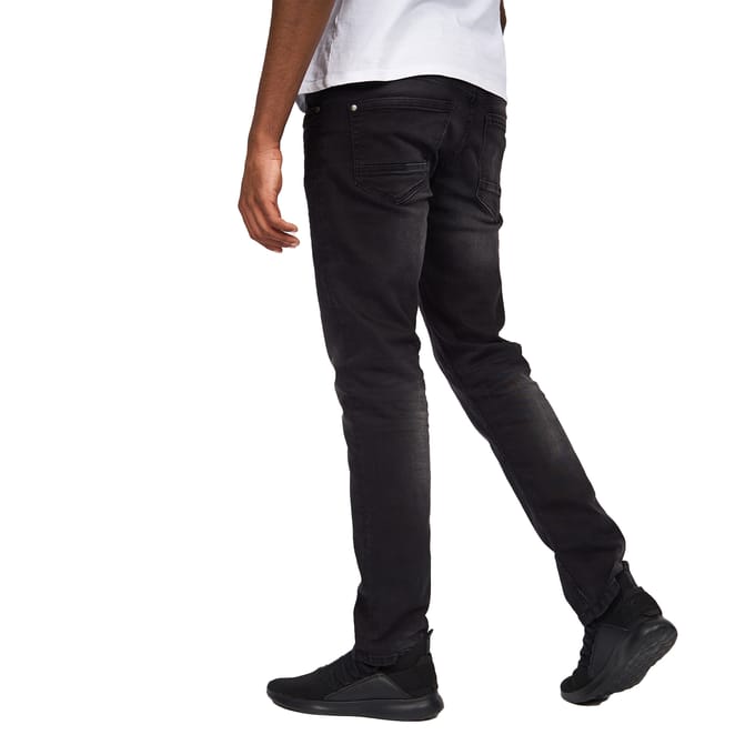 Crosshatch Heren Svelte Stretch Jeans (Zwart wassen)