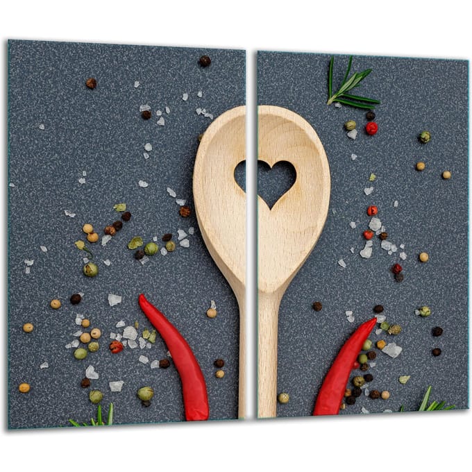 TMK ArtDeko Serie - Snijplank - Glas - 30x52cm - Inductie-vriendelijk