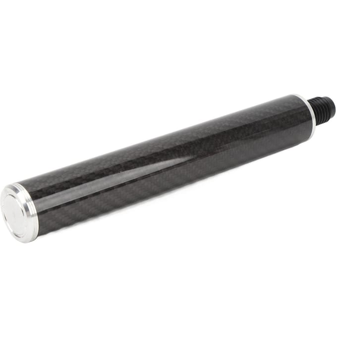 Poolkeu Verlengstuk Kit Koolstofvezel Aluminiumlegering Biljart Professionele Extender 8 inch gray