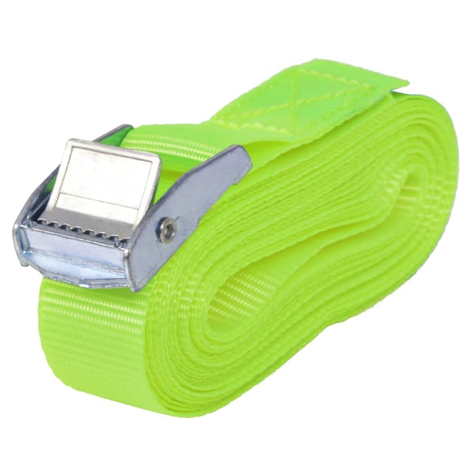 vidaXL - Banden - 0,25 - ton - 5mx25mm - fluoriserend - groen - 10 - st