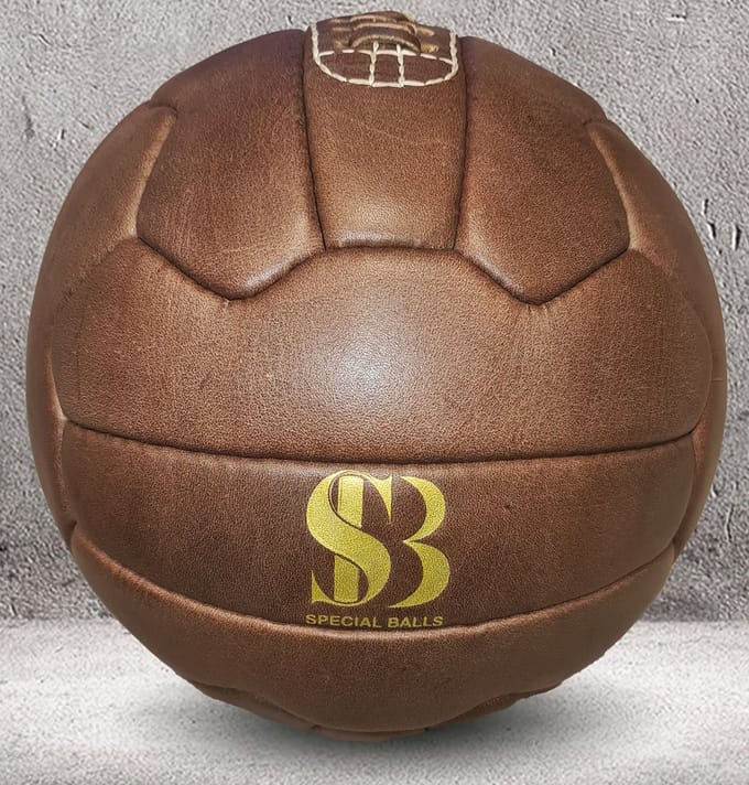 SpecialBalls-Retro-Voetbal-Koeienleer-Handstitched-Maat5