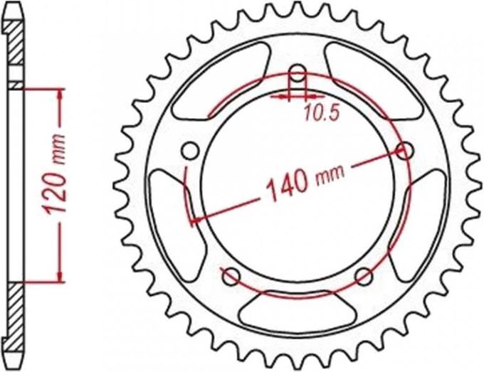 Kit chaîne Axring pour Moto Triumph 865 Scrambler Efi 2006 à 2016 Neuf