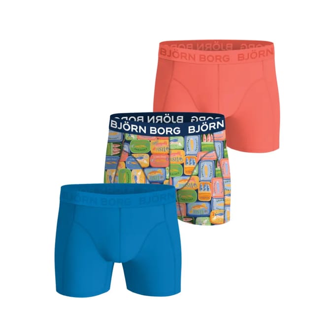 Rekbare katoenen boxershort Björn Borg (x3)