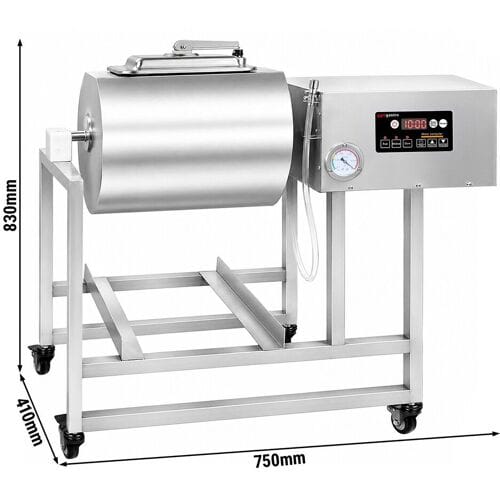 GGM Gastro Vakuum-Mariniermaschine - 38 Liter - beidseitiger Drehlauf - Digital - mit Timerfunktion