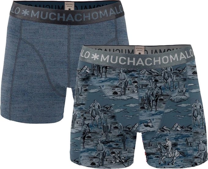 MuchachoMalo - Jongens 2-pack Jeans Boxershorts - 146