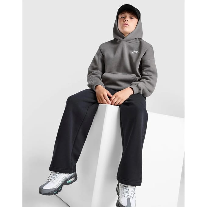 Nike Club Oversized Hoodie Junior - Bruin - Kind, Bruin 10-12Y