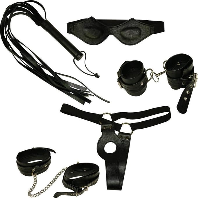 Bad Kitty – Extreme Bondage Kit voor Hem en voor Haar 5 Delig - Zwart