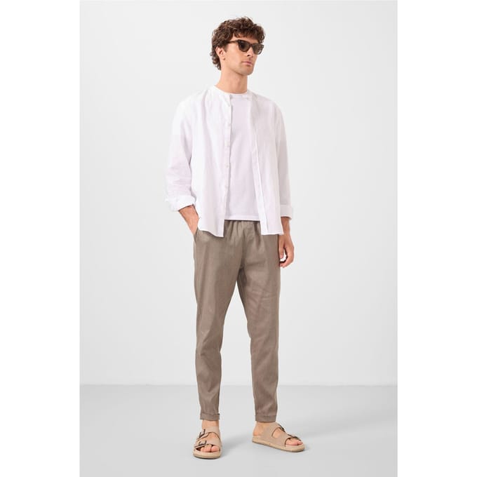 Heren Rechtemodel Gabardine Chinos