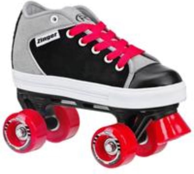 ROLLER DERBY Zinger - Rolschaatsen - Zwart/Grijs/Rood - Maat 36