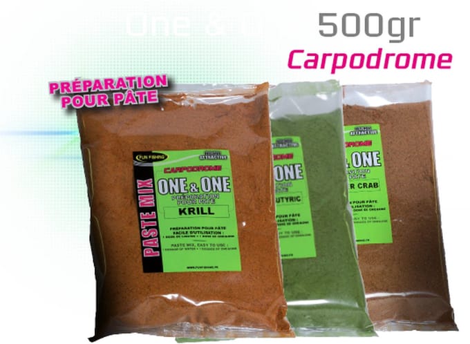 Fun Fishing One & One Paste Mix 500gr - Smaak : Garlic