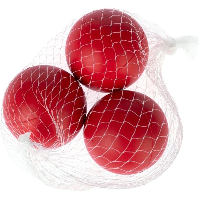 3x zooplus Basics rubberen ballen voor honden Ø5cm