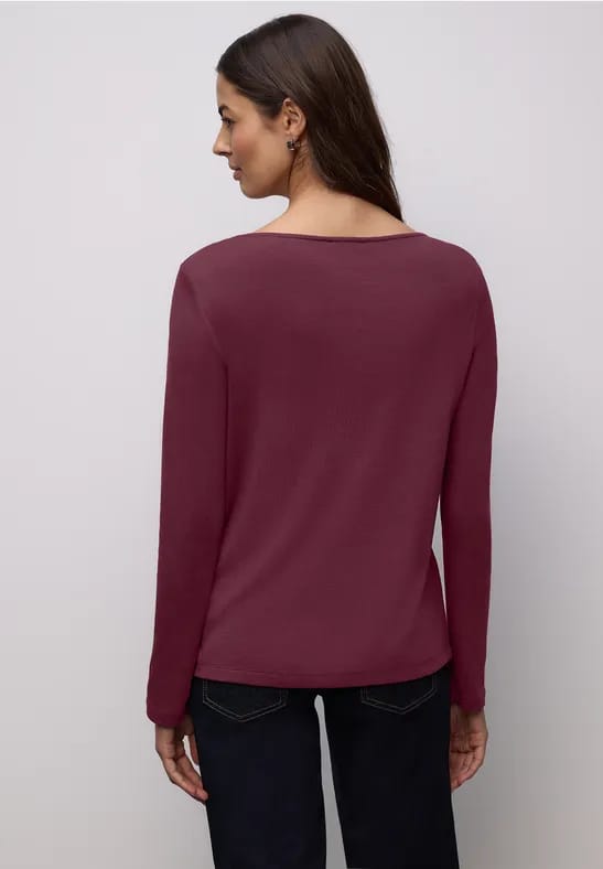 Shirt in effen kleur