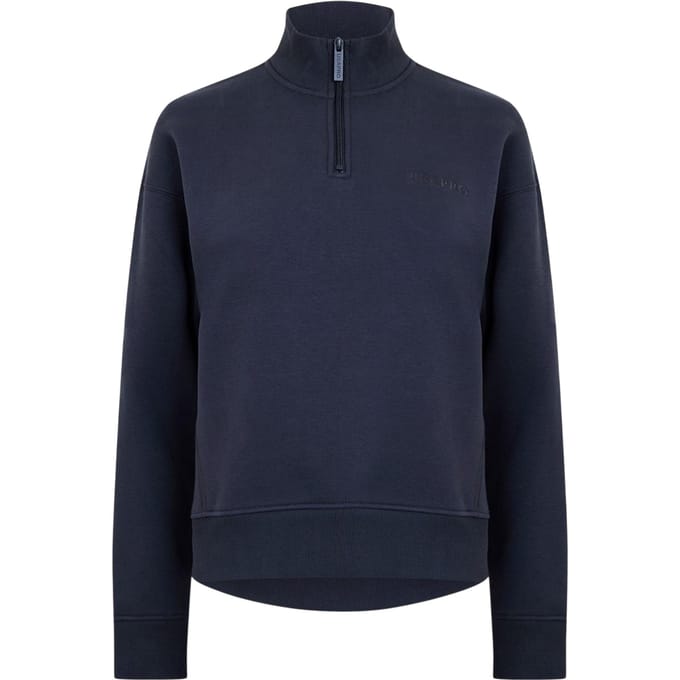 USA Pro Dames/Dames Sweatshirt met Kwart Ritssluiting (Houtskool)