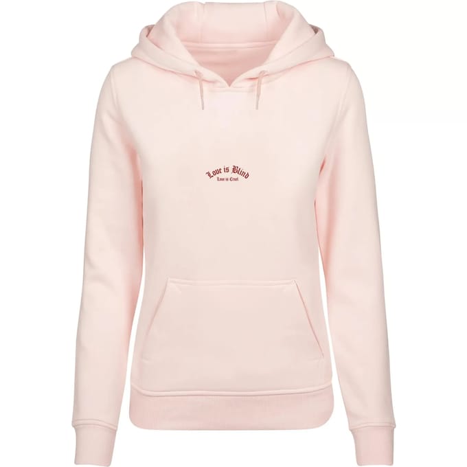 Dames Hoodie Miss Tee Love Is Blind Love Is Cruel