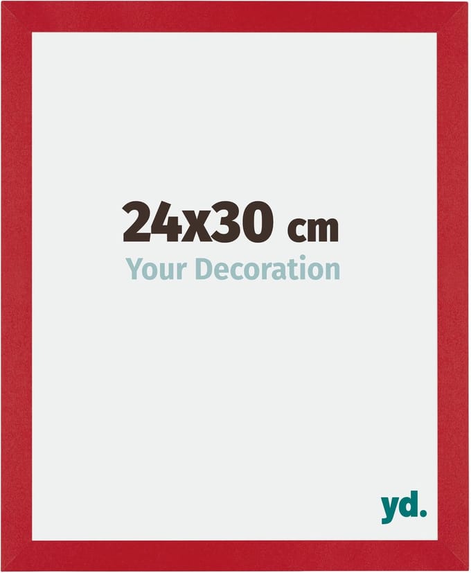 Your Decoration - Fotolijst 24x30 cm - MDF - Rood - Mura