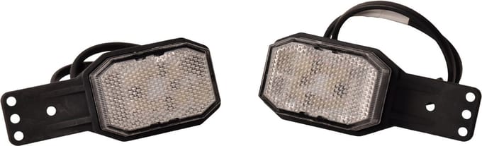 Set van 2 Aspock flexipoint LED breedtelichten - rood/ wit - 50 cm