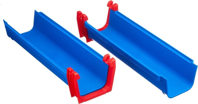 Uitbreidingsset voor Waterbaan - 2 Rechte Elementen met Rubber Seal