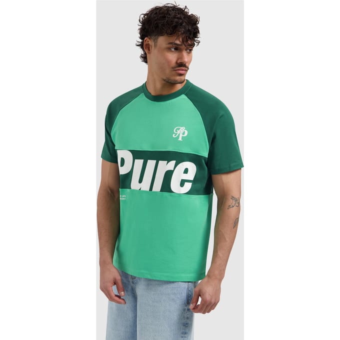 Pure Path Pure Path T-shirt Two-tone Society Emerald (26010131 - 52)
