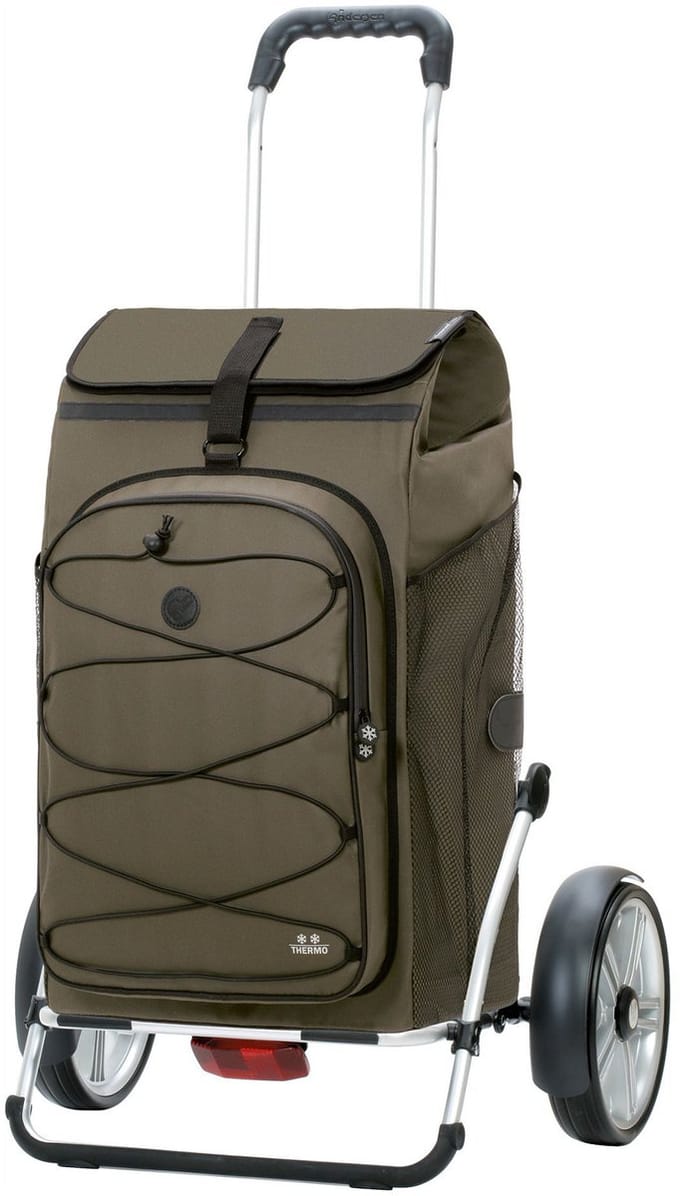 Andersen Shopper Royal Shopper Plus Fado Winkelwagen 70 cm - 60 L - olive