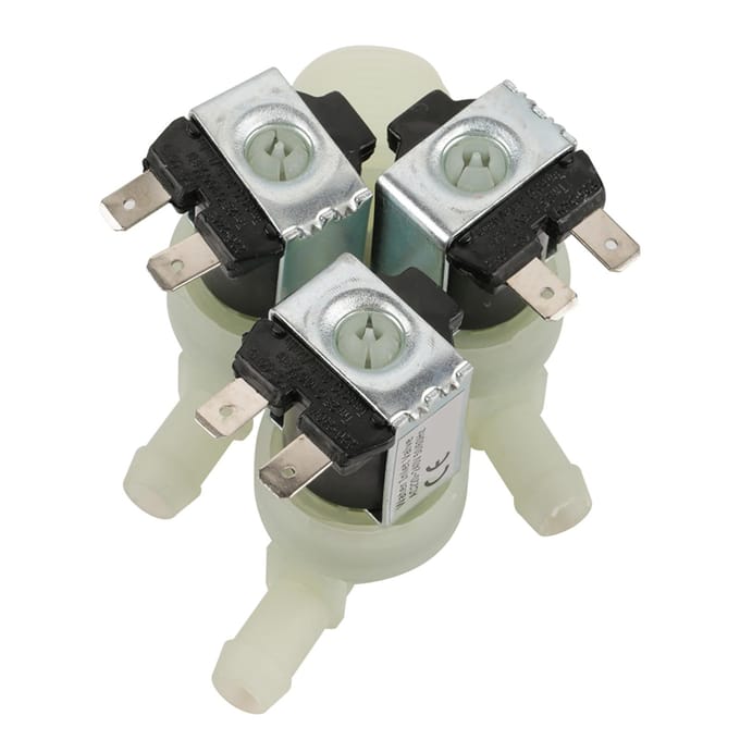 Vanne Électrovanne Électrique 3 Voies Entrée d'Eau N C Normalement Fermée AC 220V G3 4