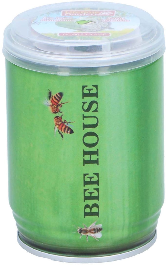Bijenhuis - insectenhotel - in blik