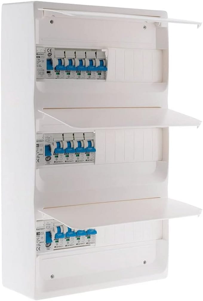 Schakelkast Set - Groepenkast Modules - Thuis Installatie - GTL Compatibel - 39 Modules - Wit