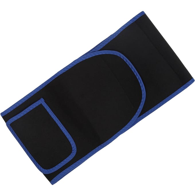 Taille Trainer Riem Elastisch Rubber Zweet Absorberende Taille Trimmer Riem voor Mannen Vrouwen Afslankend Lichaam black