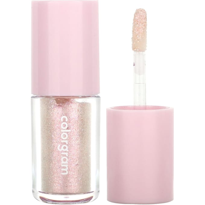 Colorgram, Milk Bling Shadow, 14 cool pink ending, 3.2g (0.11oz) white