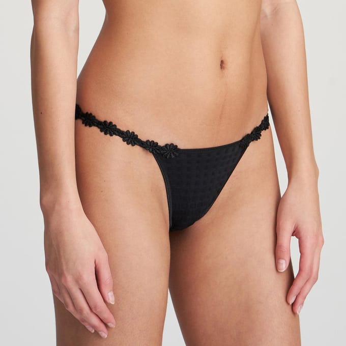 Marie Jo Avero String 0600413 Zwart - maat 44