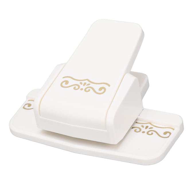 Knutselsnijders Succes Tool Schattige Multifunctionele Draagbare Metalen Snijder Kant Embossing Papierpons white