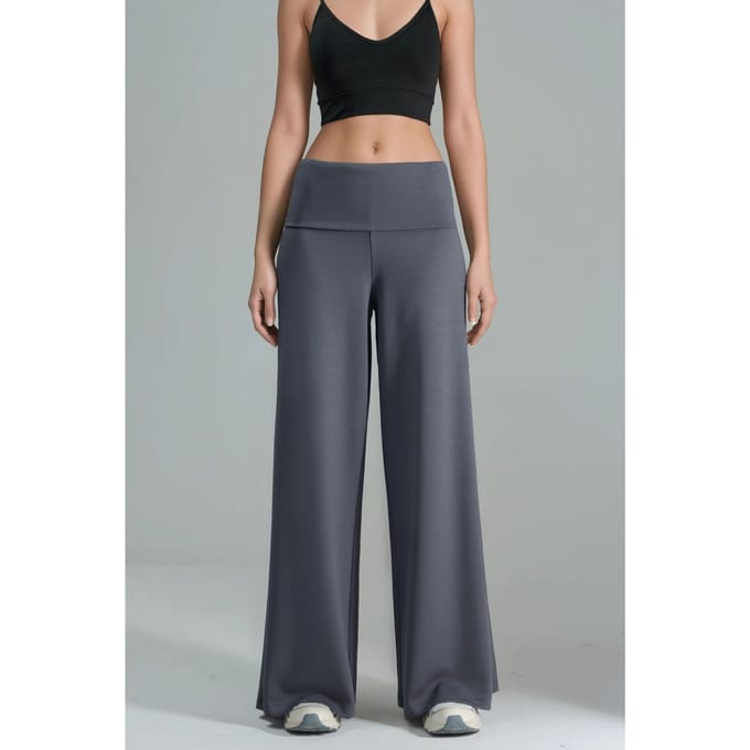 Modal Touch Geplooide Taille Palazzo Broek
