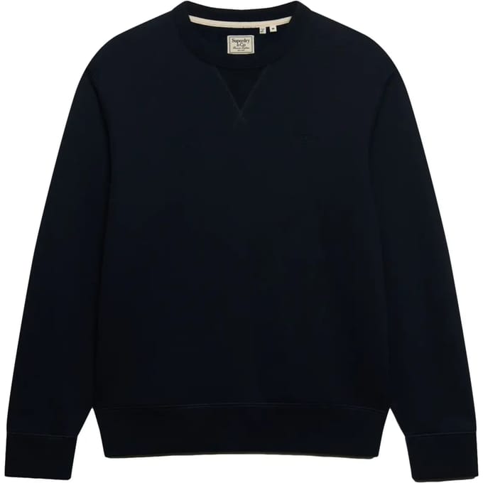 Superdry Essential Stacked Logo Sweatshirt Blauw M Man