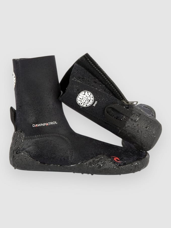 Rip Curl 3Mm Omega S/Toe Zip Kids Surf Schoenen zwart