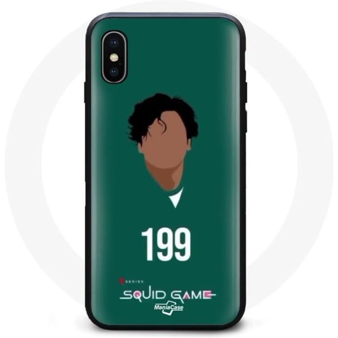 Coque - Squid Game - Iphone XS Max - Souple - Design inspiré - Vert