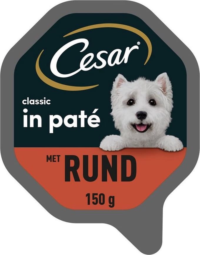 8x Cesar Hondenvoer - Classic - Rund in Paté - Maaltijdkuipjes- 150g