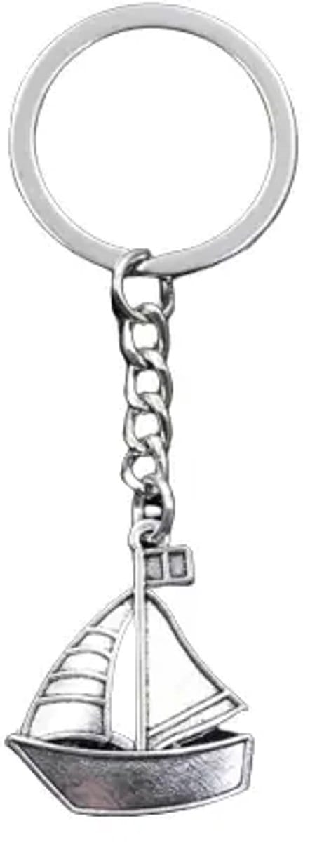 Go Go Gadget - Sleutelhanger - RVS - Zeilboot - 1 stuk - Zilver
