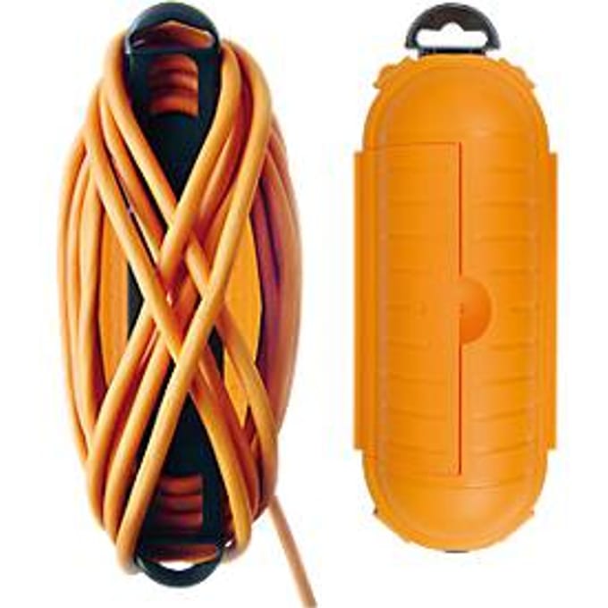 Brennenstuhl Safe-Box BIG IP44 / Beschermingsbox voor verlengkabel (beschermingscapsule voor kabels in buitenruimtes) geel