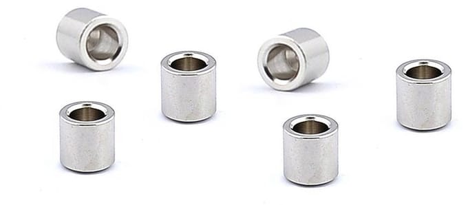 Boston TB-20-N String Ferrules - Nikkel (6-pack)