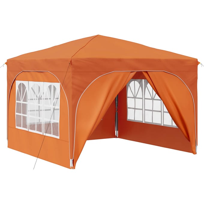 vidaXL - Pop-up - Feesttent - 290 - x - 290 - x - 245 - cm - Oranje